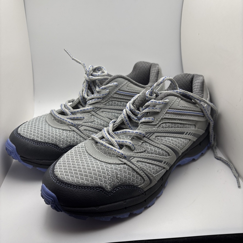 Fila Northhampton Grey Blue Women 8 Trail Running Hiking Shoes 5QM00345-258